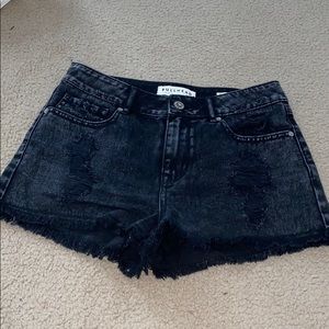 High waisted shorts